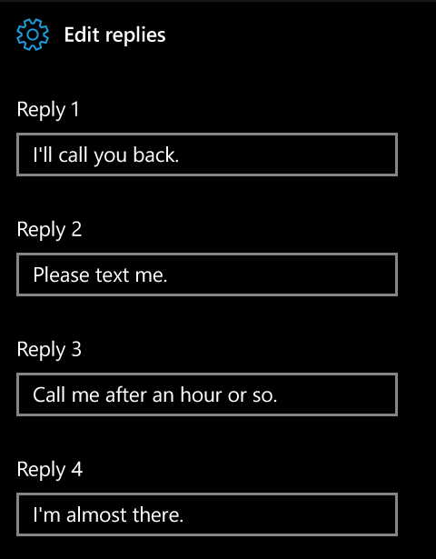 Windows 10 mobile Can' talk replies