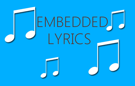 embedded lyrics