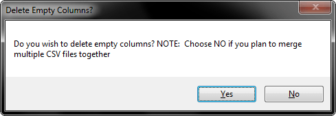 A screenshot showing a warning window from Excel.