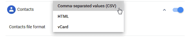 export to/ or csv