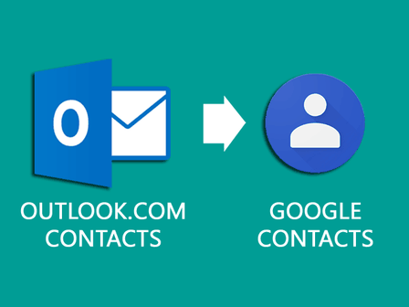 outlook to google contacts