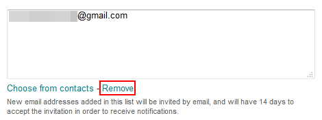 remove email