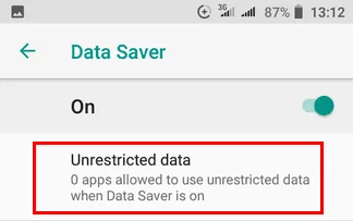 unrestricted data