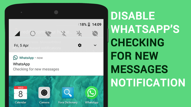 WhatsApp checking for new messages