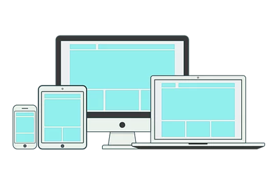 An illustration of responsive design on different devices.