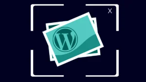 An image illustrtaing a WordPress lightbox in action.