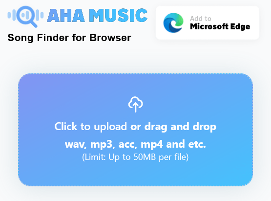 Screenshot of Aha-music's upload page.