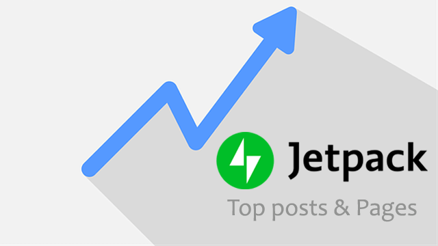 jetpack logo next to a chart arrow