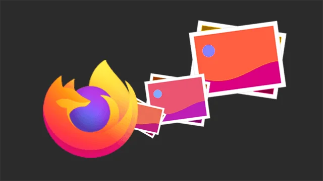 Image illustration of the Firefox browser logo next to photos.