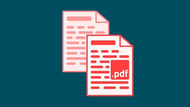 An image of PDF file formats.